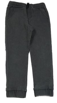 Tmavošedé teplákové jogger rifle Sinsay