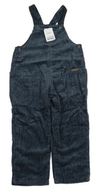 Nové - Tmavomodré na traké manšestráky s vreckami Next