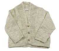 Béžový melírovaný prepínaci sveter