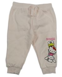 Světlerůžové tepláky s Kitty 