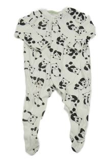 Biely overal s pandami Primark