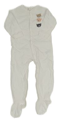 Bílý overal s medvědy H&M