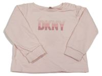 Světlerůžová mikina DKNY