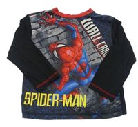 Černo-šedé pyžamové triko se Spider-manem Marvel