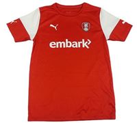 Červeno-bílý fotbalový dres Puma