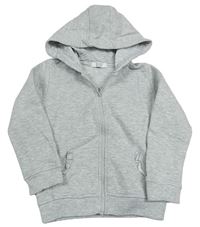 Sivá melírovaná prepínaci mikina s kapucňou Primark