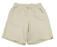 Béžové teplákové kraťasy Zara