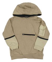 Béžová mikina s kapucňou George