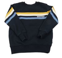 Tmavomodrá mikina s pruhmi Basefield