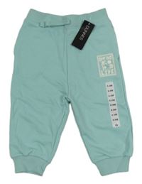 Nové - Mátové tepláky s potlačou Dunnes