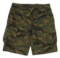 Army plátěné kraťasy s kapsami C&A