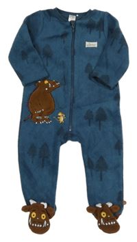 Tmavomodrý fleecový overal s Gruffalem Tu