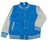 Azurovo-sivá prepínaci baseballová mikina Awdis