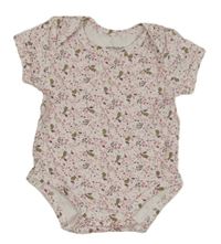 Biele kvietkovane body s králíčky Vetbaudet