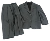 2Set - Antracitové sako + kalhoty DEVICE