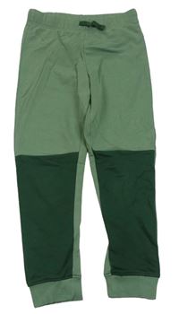 Khaki-tmavokhaki tepláky H&M