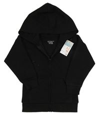 Čierna prošívaná/vzorovaná prepínaci mikina s kapucňou PRIMARK