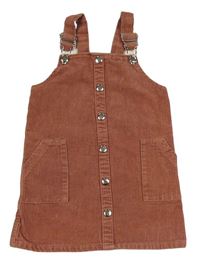 Starorůžové manšestrové šaty Denim Co.