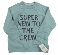 Nové - svetlomodrá mikina s nápismi zn. George