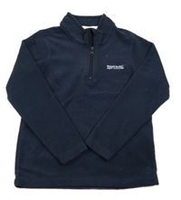 Tmavomodrá fleecová funkčná mikina s logom REGATTA