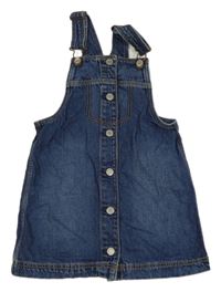 Modré riflové propínací šaty GAP