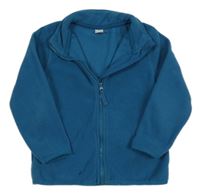 Petrolejová fleecová prepínaci mikina Tu