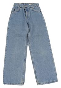 Svetlomodré šisované wide leg rifle Levi´s