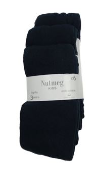 Nové - 3x - Tmavomodré pančuchy Nutmeg