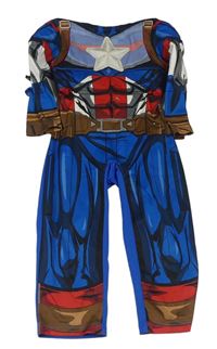 Kostým - Modro-červený overal - Captain America Marvel