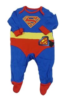 Nové - Modro-červeno-žlutý overal - Superman St. Bernard