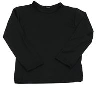 Čierne športové tričko