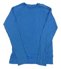 Modré spodní funkční triko Crivit