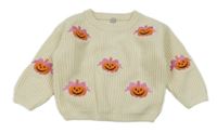 Krémový sveter s dýněmi