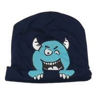 Tmavomodrá čepice s příšerkou X-Mail