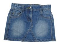 Modrá rifľová sukňa Tu