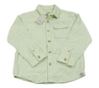 Nové - Zelenkavá vzorovaná košilová bunda River Island