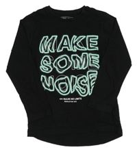 Čierne tričko s nápisom Next