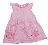Neónově ružové šaty s králikom Primark