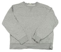 Sivá melírovaná mikina H&M