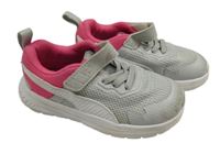 Šedo-růžové ultralehké botasky Puma vel. 25