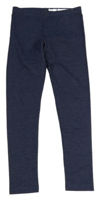 Tmavomodré melírované legíny