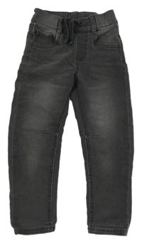 Tmavosivé teplákové skinny rifle Impidimpi