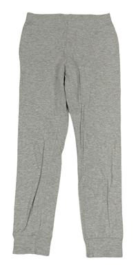 Sivé melírované ľahké tepláky H&M