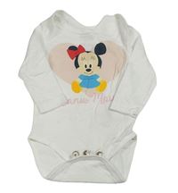 Bílé body s Minnie 