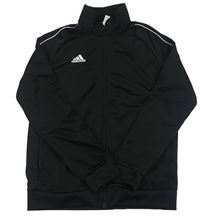 Černá propínací sportovní mikina s logem Adidas