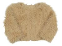 Béžové kožešinové podšité bolerko H&M