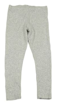 Svetlosivé rebrované legíny Lupilu