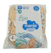 Nové - Oranžové puntíkaté plenkové kalhotky s lvíčky Mamia