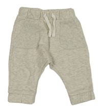 Svetlosivé melírované tepláky