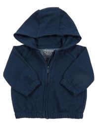 Tmavomodrá prepínaci mikina s kapucňou Primark